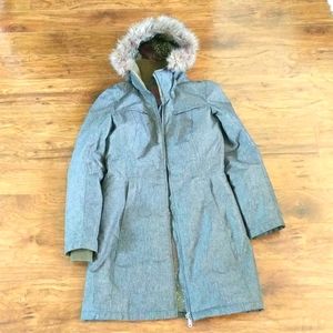 Women's Gray Winter Coat Firefly Size M